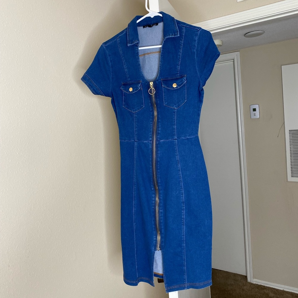 Fashion nova denim dress